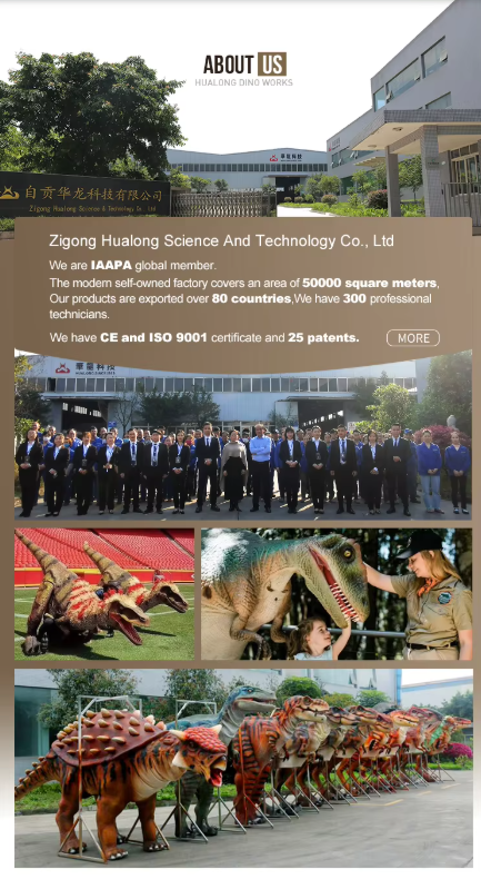 Kostum TriceratopsSut Dinosaur AnimatronikKostum Boleh Dijalani (3)